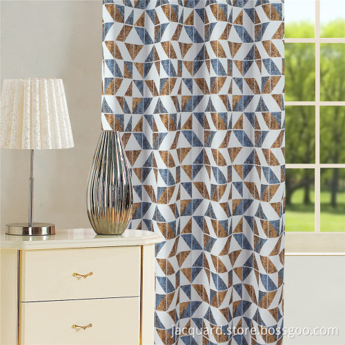 Jacquard Window Grommet Curtains